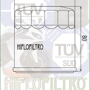 Filtru de ulei HIFLOFILTRO HF740 - Img 2