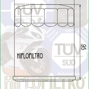 Filtru de ulei HIFLOFILTRO HF750 - Img 2