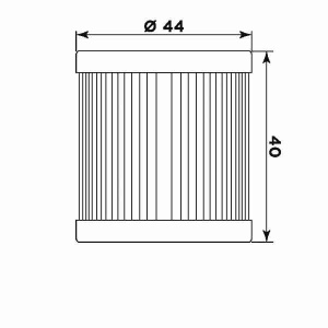 Filtru de ulei MIW S3003 (alt. HF131) - Img 2