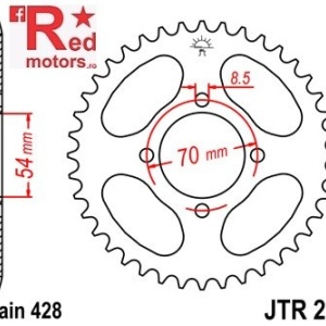 Foaie/pinion spate JTR262.40 428 cu 40 de dinti