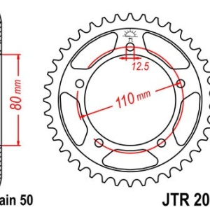 Kit de lant D.I.D Chain - Argintiu lant 530 VX, X-Ring, pinion fata SUPERSPROX, foaie spate JT pentru TRIUMPH Adventurer 900 1996-1998 - Img 4