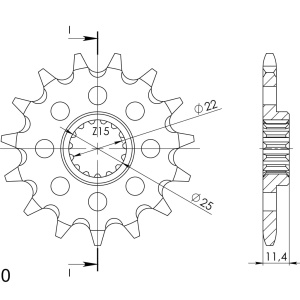 Kit de lant D.I.D Chain - Auriu lant 520 VX, X-Ring, pinion fata SUPERSPROX, foaie spate JT pentru KTM SMC 625 2004 - Img 3