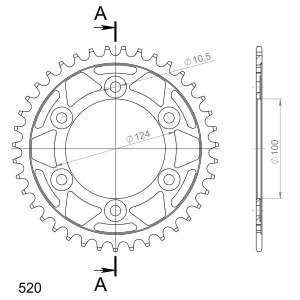 Kit de lant D.I.D Chain - Auriu lant 520 ZVM-X, X-Ring, pinion fata SUPERSPROX, foaie spate SUPERSPROX pentru DUCATI Supersport 800 2003-2007 - Img 5