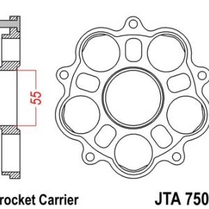Kit de lant D.I.D Chain - Auriu lant 525 VX, X-Ring, pinion fata JT cauciucat, foaie spate JT pentru DUCATI Hyperstrada 821 2014-2015 - Img 6