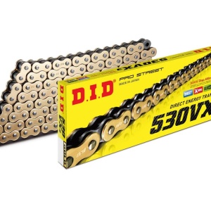 Kit de lant D.I.D Chain - Auriu lant 530 VX, X-Ring, pinion fata SUPERSPROX, foaie spate SUPERSPROX pentru HONDA CBR 1000 RR Fireblade 2004-2005 - Img 1