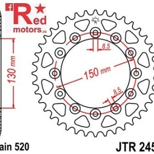 Kit de lant DID GOLD pentru Honda NX250 Dominator 1988-1993 - Img 3