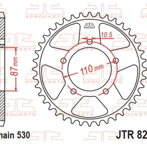 Kit de lant EK - Argintiu lant 530 SRX, X-Ring, pinion fata JT cauciucat, foaie spate JT pentru SUZUKI GSF 600 Bandit / S 2000-2004 - Img 6