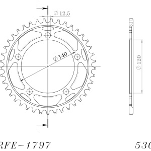 Kit de lant EK - Auriu lant 530 ZVX, X-Ring, pinion fata JT cauciucat, foaie spate SUPERSPROX pentru SUZUKI GSX 1400 2001-2008 - Img 5