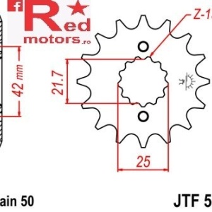 Kit lant DID GOLD pentru Suzuki TL1000S 1997-2000 - Img 2