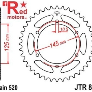 Kit lant DID GOLD X-Ring PRO-STREET 520 VX pentru Yamaha XTZ660 Z Tenere ABS (11D) 2011-2015 - Img 3