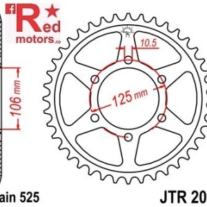 Kit lant DID GOLD X-Ring PRO-STREET 525 VX pentru Triumph 800 Tiger 2011-2016 - Img 3