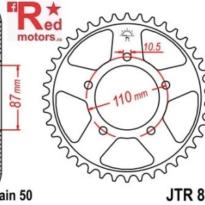 Kit lant DID GOLD X-Ring PRO-STREET 530 VX pentru Suzuki GSX-R1100 G,H,J Conversie la 530 1986-1988 - Img 3