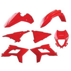 Kit plastice POLISPORT 91085 restyling Rosu