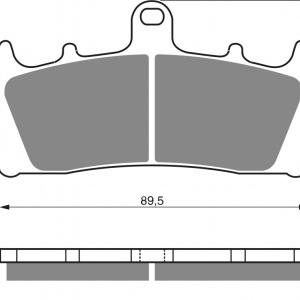 Placute de frana GOLDFREN 039 S3