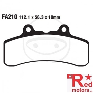 Placute frana fata STD EBC 112.1x56.3x10 FA210 pentru Buell M2 1200, S1 1200, S3 1200
