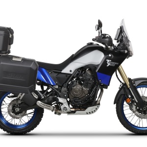 Set complet cutii aluminiu Shad Terra, 48L topcase 36L / 47L side cases,include placa si kit montare SHAD YAMAHA Tenere 700 XTZ690