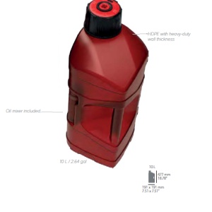 Utility can POLISPORT PROOCTANE 8464600001 10 l with standard cap + 100 ml mixer + hose clear red - Img 2