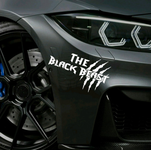 Sticker Auto The Black Beast