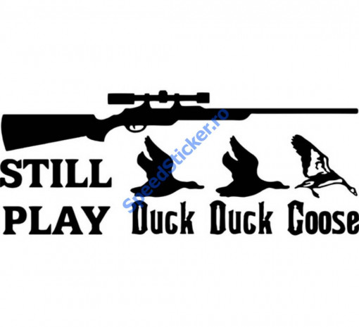 Sticker Still play duck