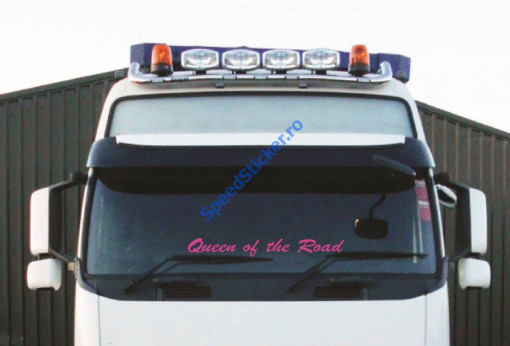 Autocolant Sticker Parbriz Queen of the Road