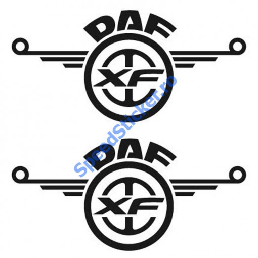 Set Stickere Autocolante DAF XF 2 buc