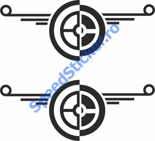 Set Stickere DAF CF, XF, LF, 30 cm
