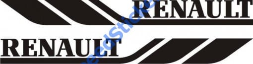 Set stickere Renault 50 cm