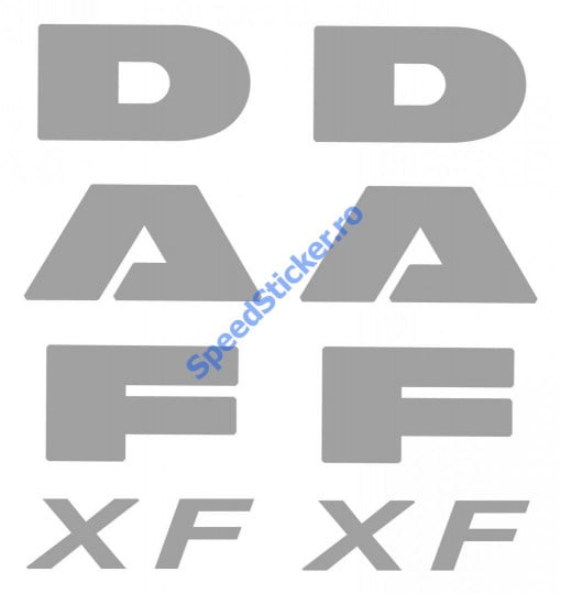 Set stickere verticale DAF XF