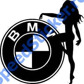 Sticker BMW Fata