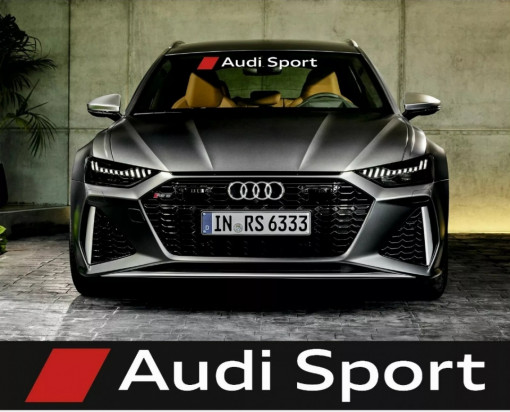 Sticker Parbriz/Luneta Audi Sport