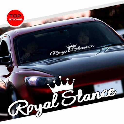 Sticker parbriz Royal Stance