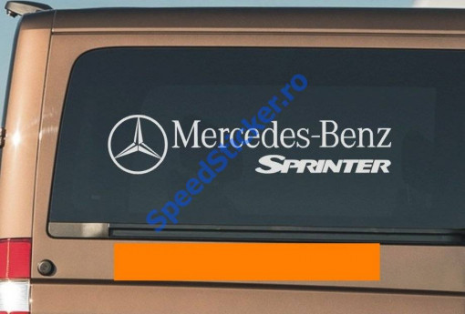 Set 2 buc stickere laterale Mercedes Benz 100cm