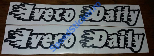 Set Stickere Autocolante Iveco Daily 80 cm