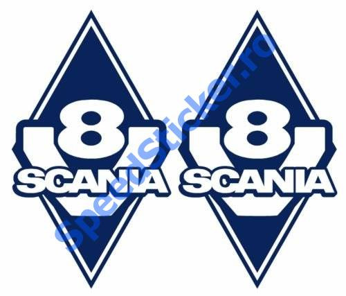 Set Stickere romb Scania V8