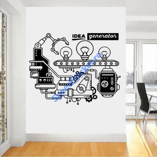 Sticker Perete Idea Factory 100cm