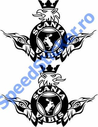 Set 2 buc Stickere Scania Vabis 50cm