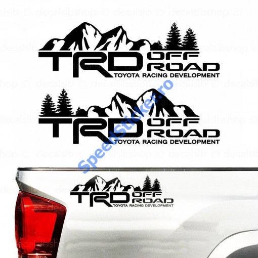 Set 2 buc Stickere Toyota TRD Off Road 60cm