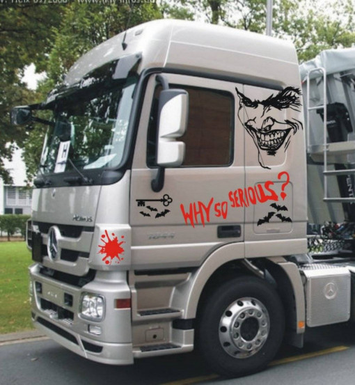 Set Stickere Camion Joker - penru orice marca