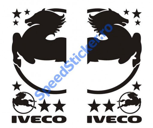 Set stickere Iveco 80 cm