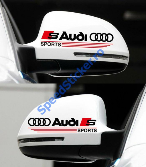 Set Stickere Oglinzi Audi