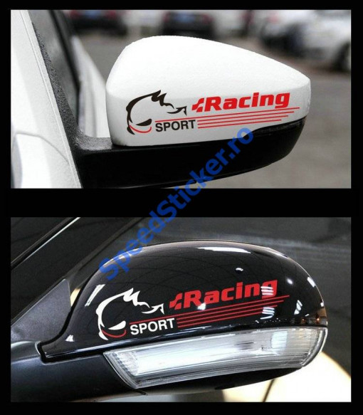 Set Stickere Oglinzi Racing