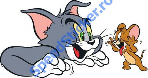 Sticker Auto Color Tom and Jerry M3