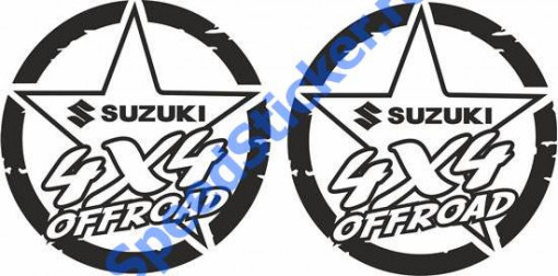 Set 2 buc Stickere 4x4 Off Road Suzuki 30cm