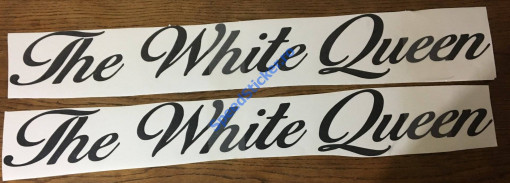 Set 2 buc Stickere The White Queen 60 cm