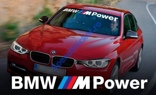 Sticker parbriz BMW M Power