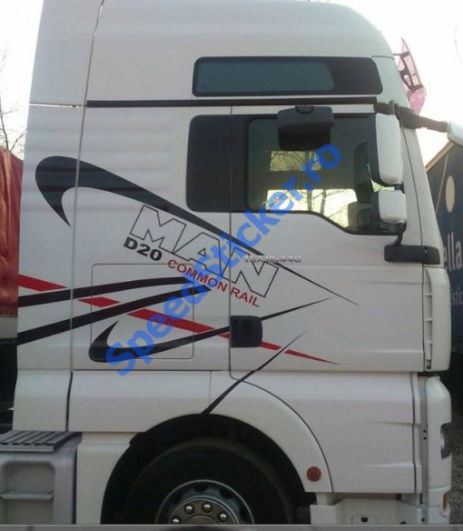 Set Stickere Cabina MAN TGA, TGX, etc