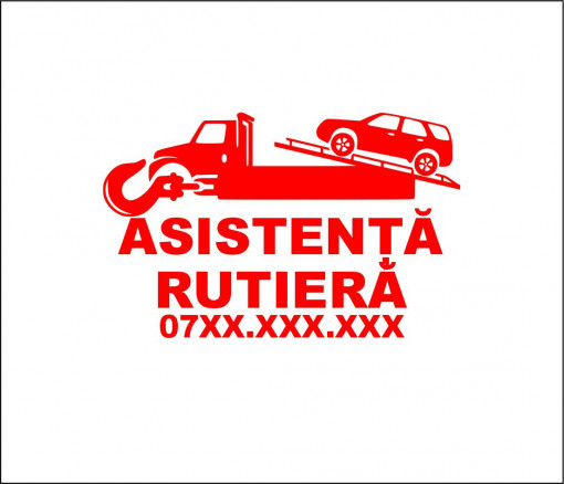 Sticker Autocolant Asistenta Rutiera