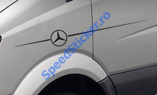 Set 2 buc stickere aripa Mercedes Benz