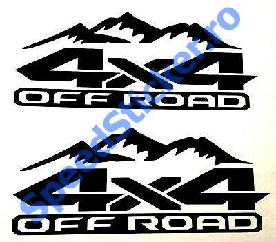 Set 2 buc Stickere Autocolante 4x4 Off Road - 50 cm