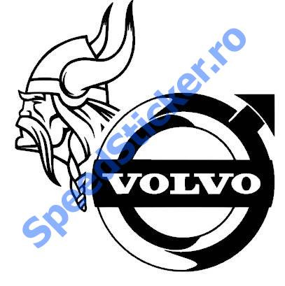 Set 2 buc Stickere Autocolante Sigle Volvo Viking 45 cm